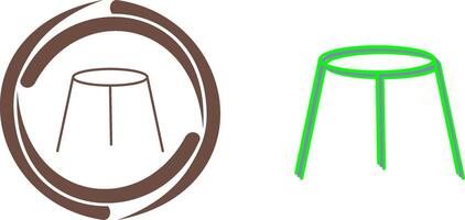 Unique Stool Icon Design vector