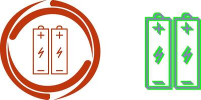 Batteries Icon Design vector