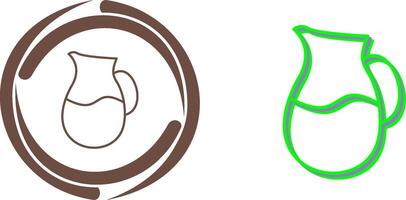 Milk Jug Icon Design vector