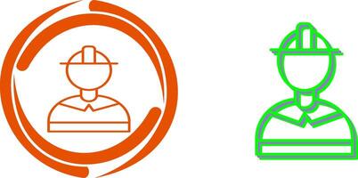 Unique Firefighter Icon Design vector