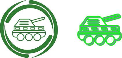 infantería tanque icono diseño vector