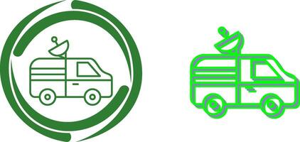 News Van Icon Design vector