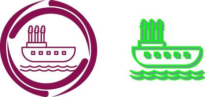 Steamboat Icon Design vector