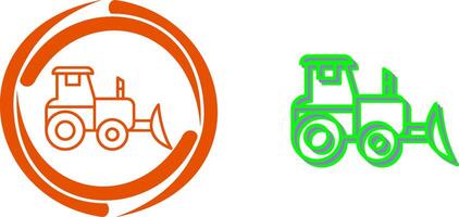 industrial tractor icono diseño vector