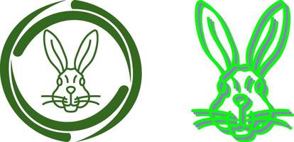 Rabbit Icon Design vector