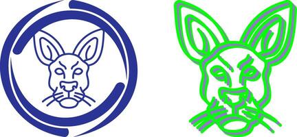 Kangaroo Icon Design vector