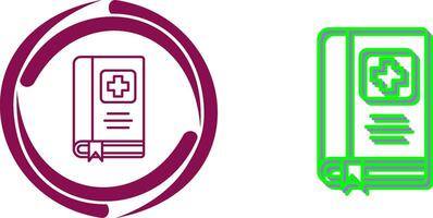 Medical Book Icon Design vector