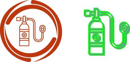 Oxygen Tank Icon Design vector