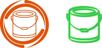 Paint Bucket Icon Design vector