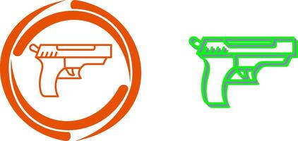 diseño de icono de pistola vector