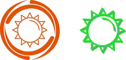 diseño de icono de sol vector