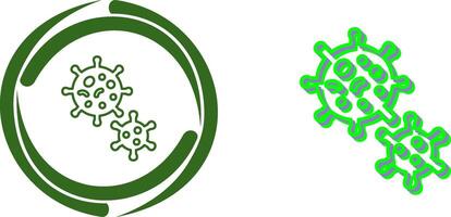 Virus Icon Design vector