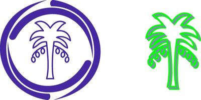 Coconut trees Icon Design vector