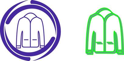 Men's Jacket Icon Design vector