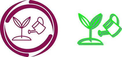 Growing Plant Icon Design vector