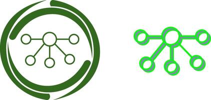 Nodes Icon Design vector