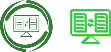 File Sharing Icon Design vector