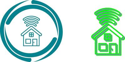 Smart House Icon Design vector