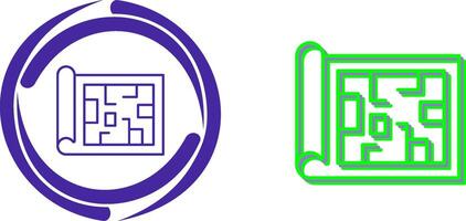 Blueprint Icon Design vector