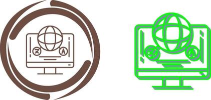 Language Icon Design vector