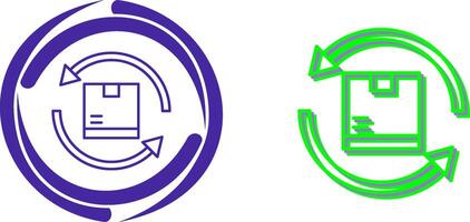 Product Return Icon Design vector