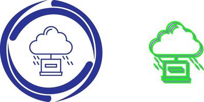 Cloud Computing Icon Design vector