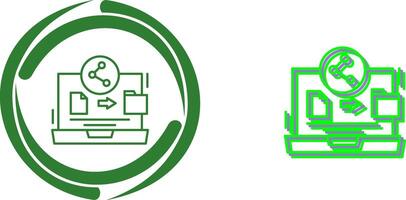 File Share Icon Design vector