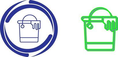 Paint Bucket Icon Design vector