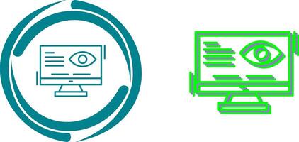 Vision Icon Design vector