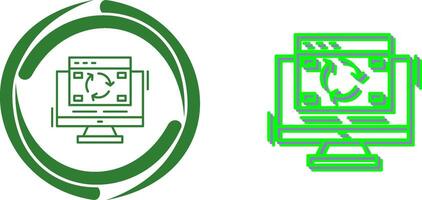 Update Icon Design vector
