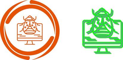 Malware Icon Design vector
