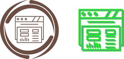 Dashboard Icon Design vector