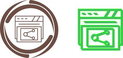 Share Icon Design vector