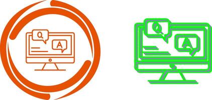 Faq Icon Design vector
