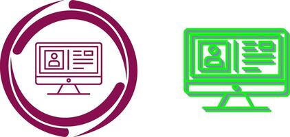 Profile Icon Design vector