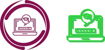 Digital Learning Icon Design vector