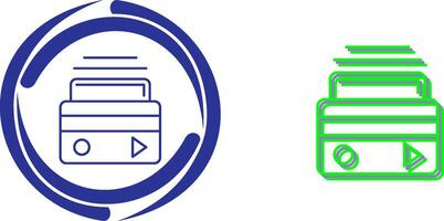 Atm Card Icon Design vector