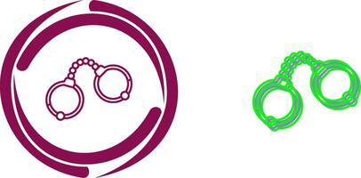 Handcuffs Icon Design vector