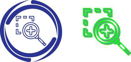 Zoom In Icon Design vector