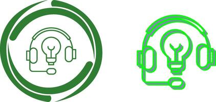 Headphones Icon Design vector
