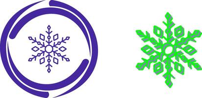 Snow Flake Icon Design vector