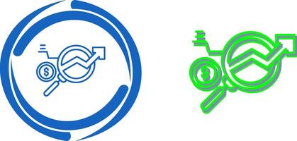Data Research Icon Design vector