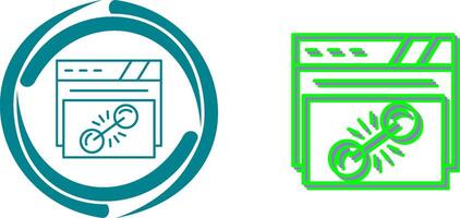 Link Icon Design vector
