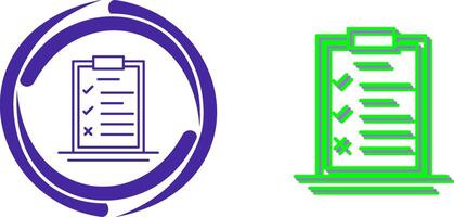 Checklist Icon Design vector