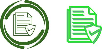 Valid Document Icon Design vector