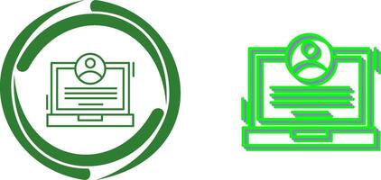 CV Icon Design vector