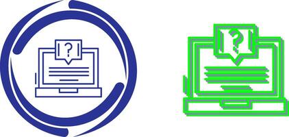 Question Icon Design vector