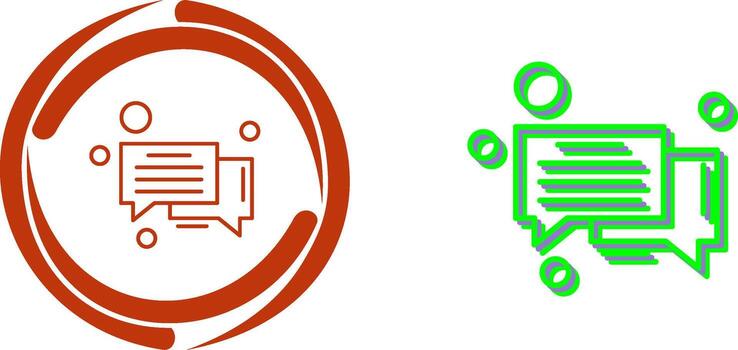 Message Bubble Icon Design vector