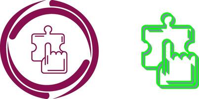 Quick Selection Icon Design vector