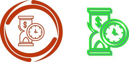 Time is Money Icon Design vector